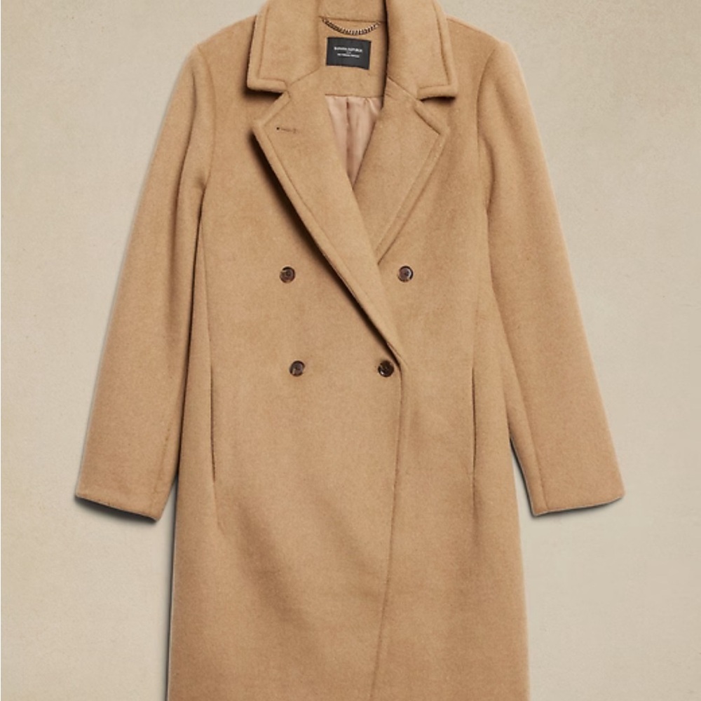 Banana Republic Wool-Blend Timeless Topcoat